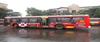 Non AC Bus Branding in Tumkur, Bus Wrap Advertising, Bus Branding Agency in India